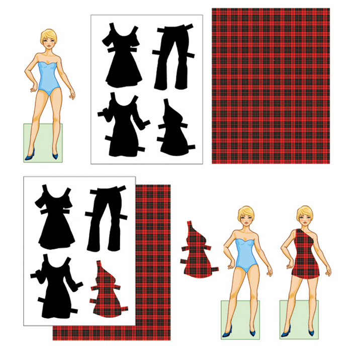 customchic PAPER DOLL DESIGN STUDIO