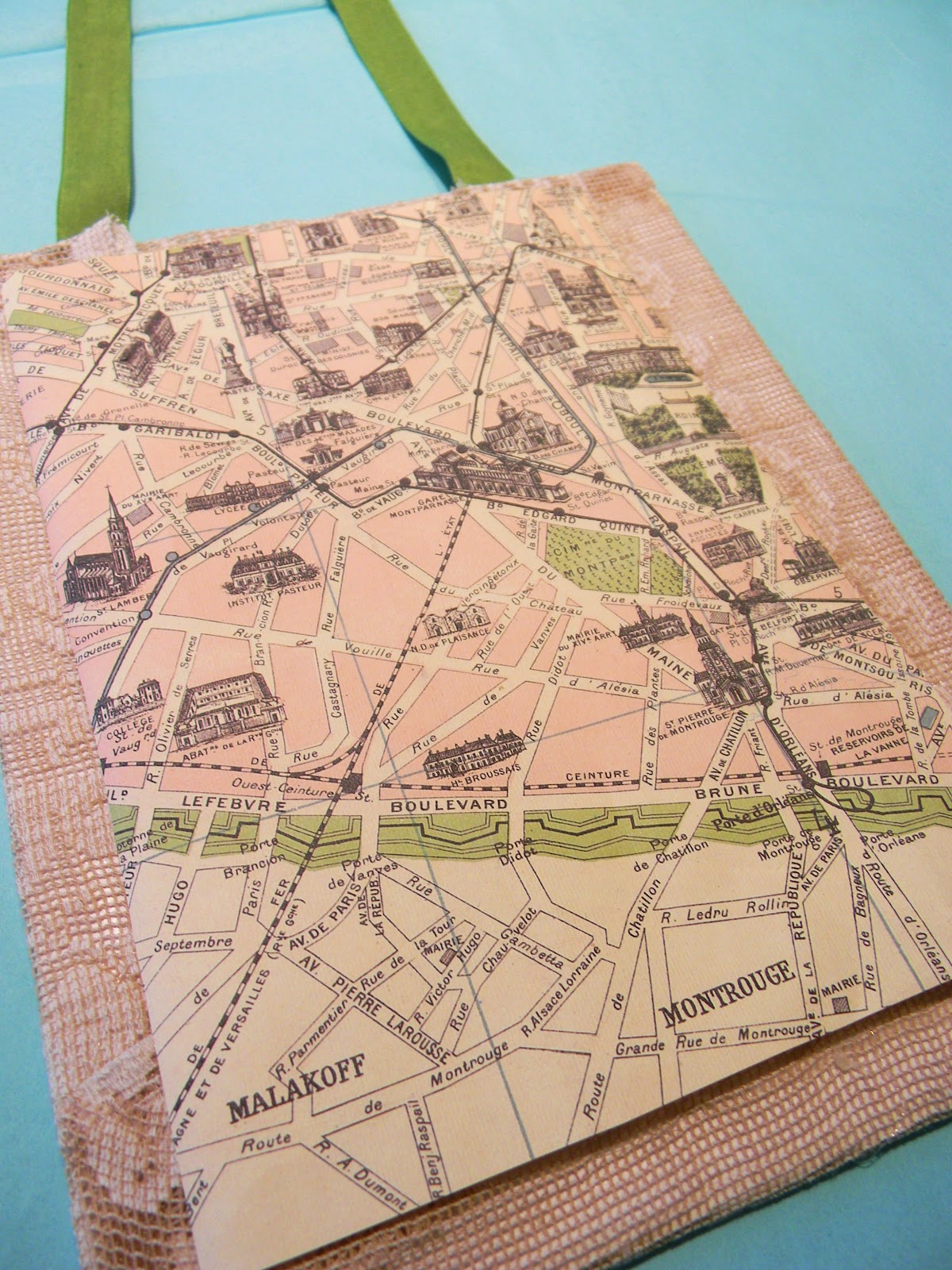 Everlasting Blooms DIY fabric covered canvas