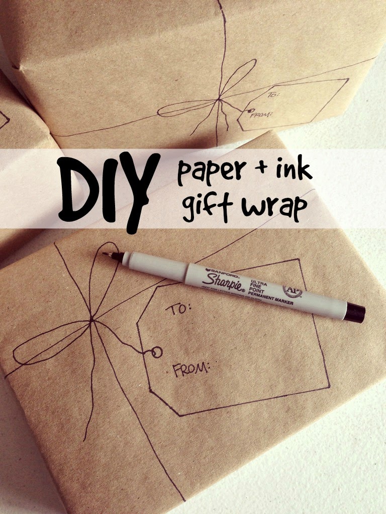 WhiMSy love DIY Paper + Ink Gift Wrap