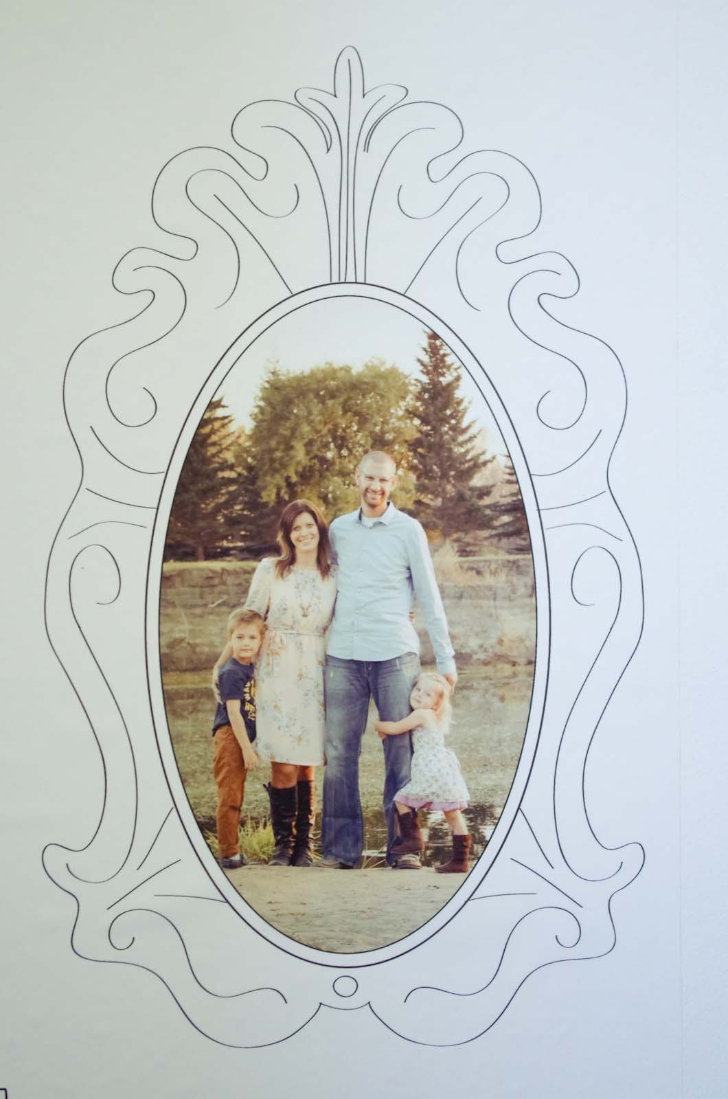 Custom Portrait Wall Cling Pocket Full of Whimsy