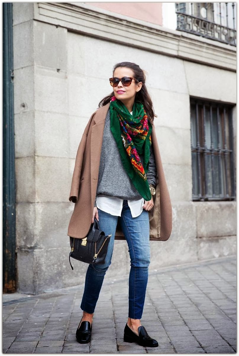 Ways to style a scarf