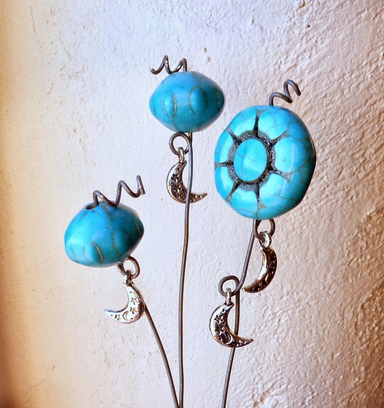 Mich L. in L.A. Ornamental Bead Sticks! Part Two Bead On A Wire, With Dangles