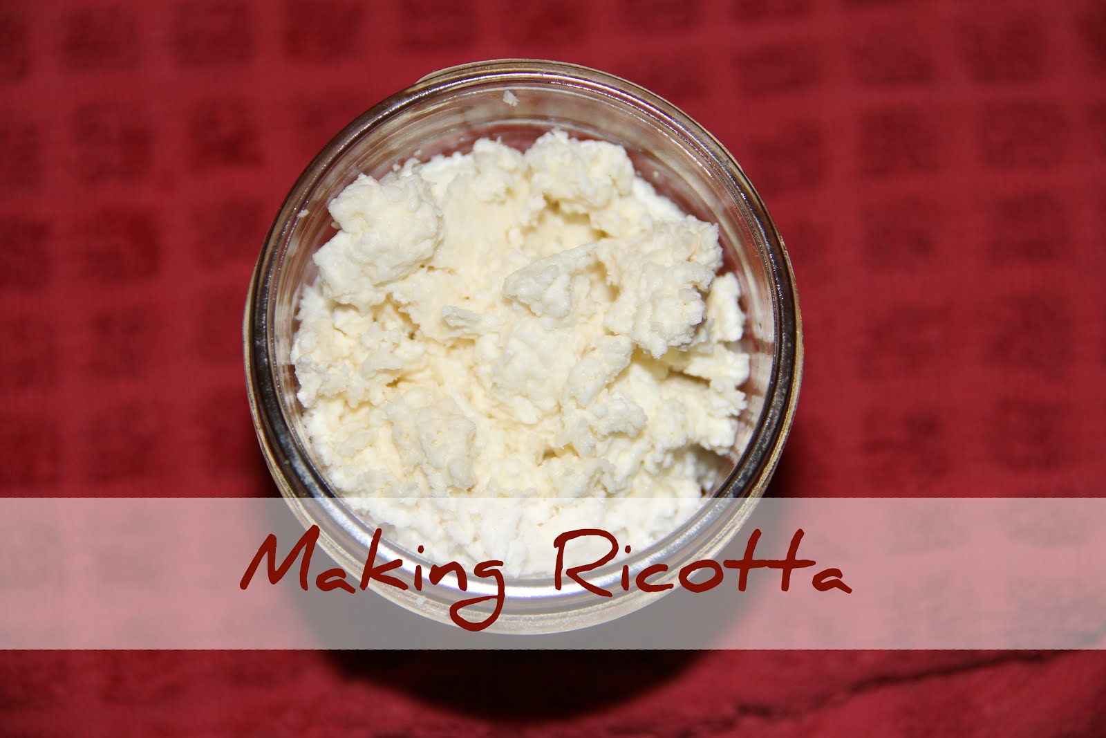 ArtsyMomma365 How to Make Your Own Ricotta Cheese and the Bad Side of
