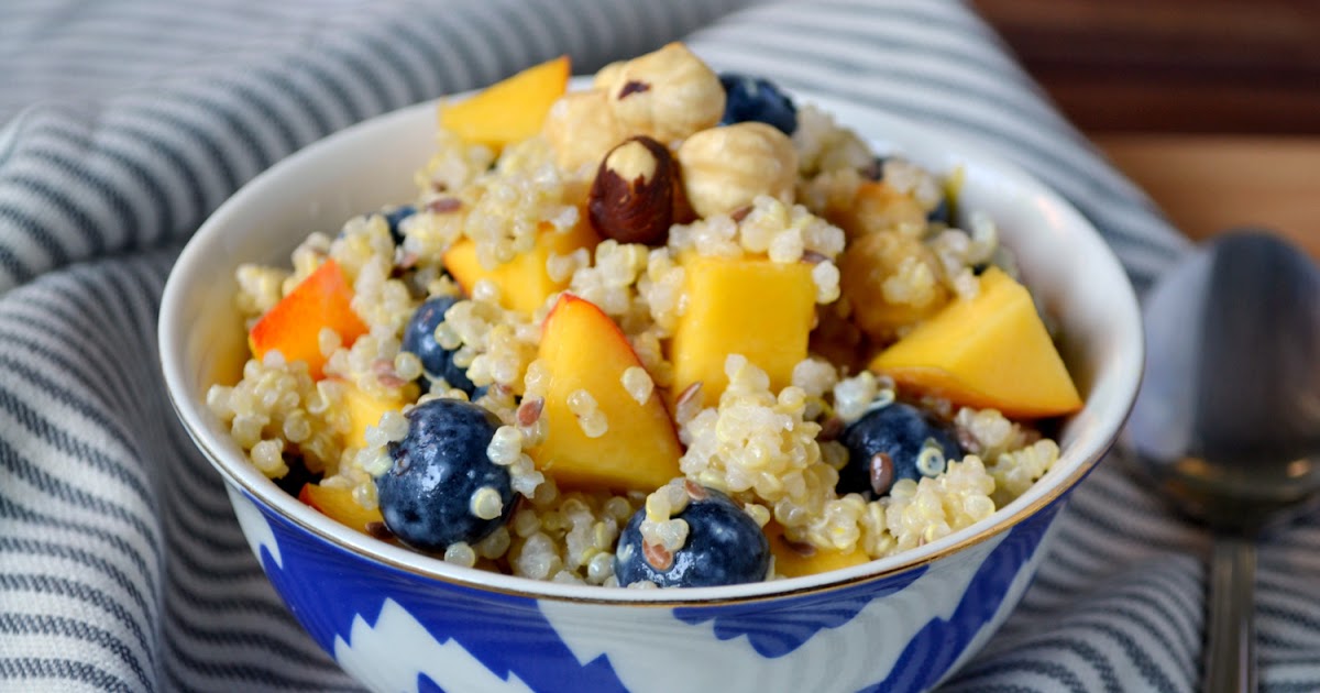 K&K Test Kitchen Blueberry Quinoa Breakfast Salad