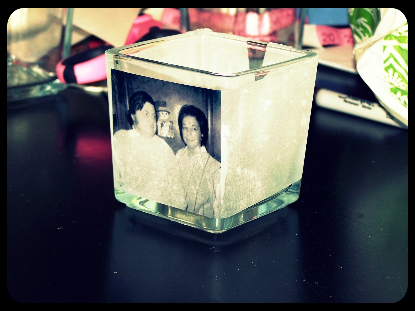 DIY Photo Candle Holders Bona Fide Boho