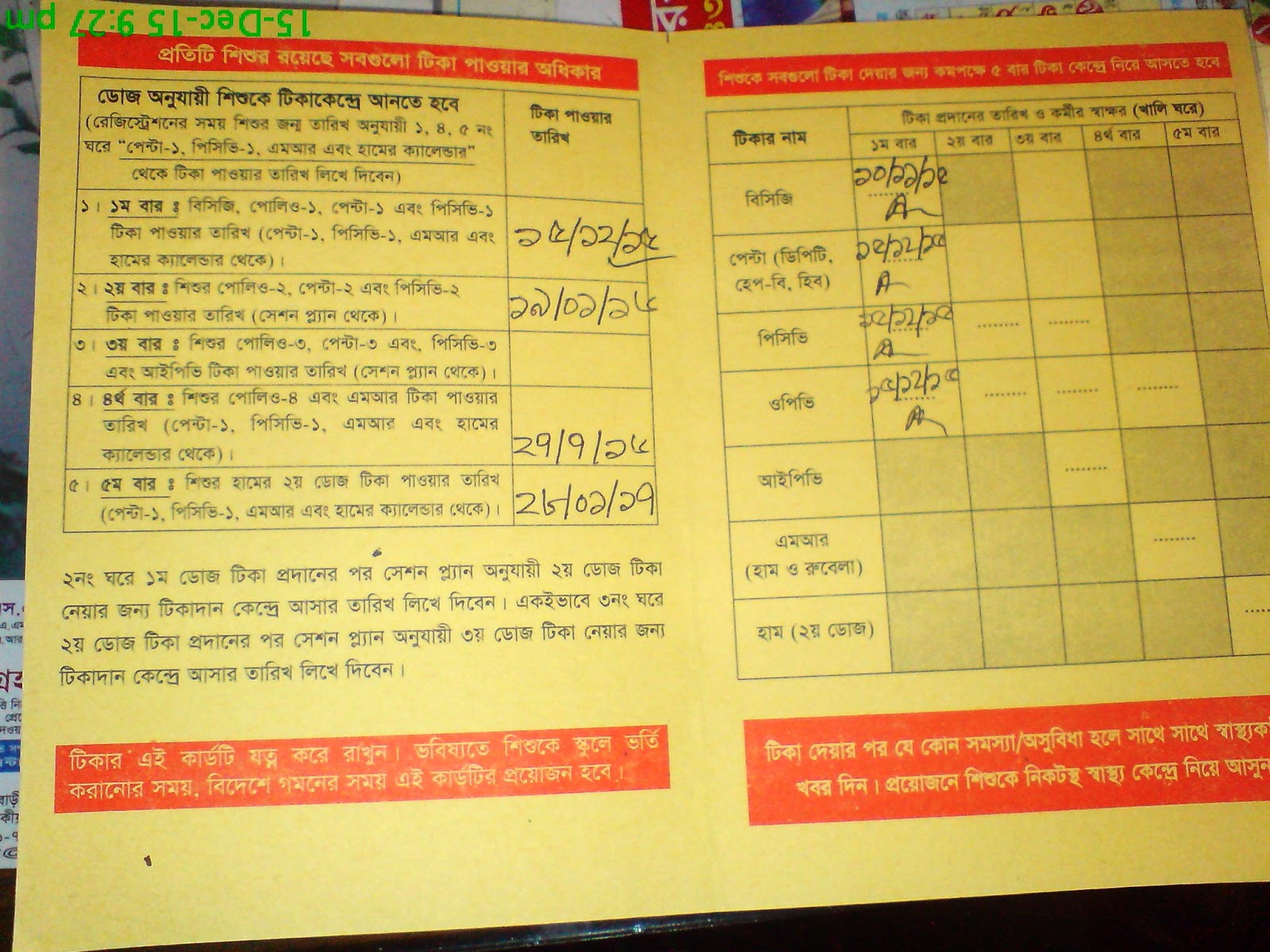 Mohammad Rizvan Rihan: ভ্যাকসিনেশন