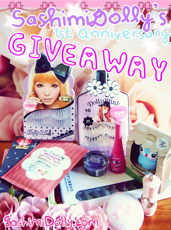 SashimiDolly's 1st giveaway!