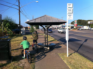 cycling with children in Austin