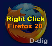 Klik Kanan Firefox Terbaru Versi 20
