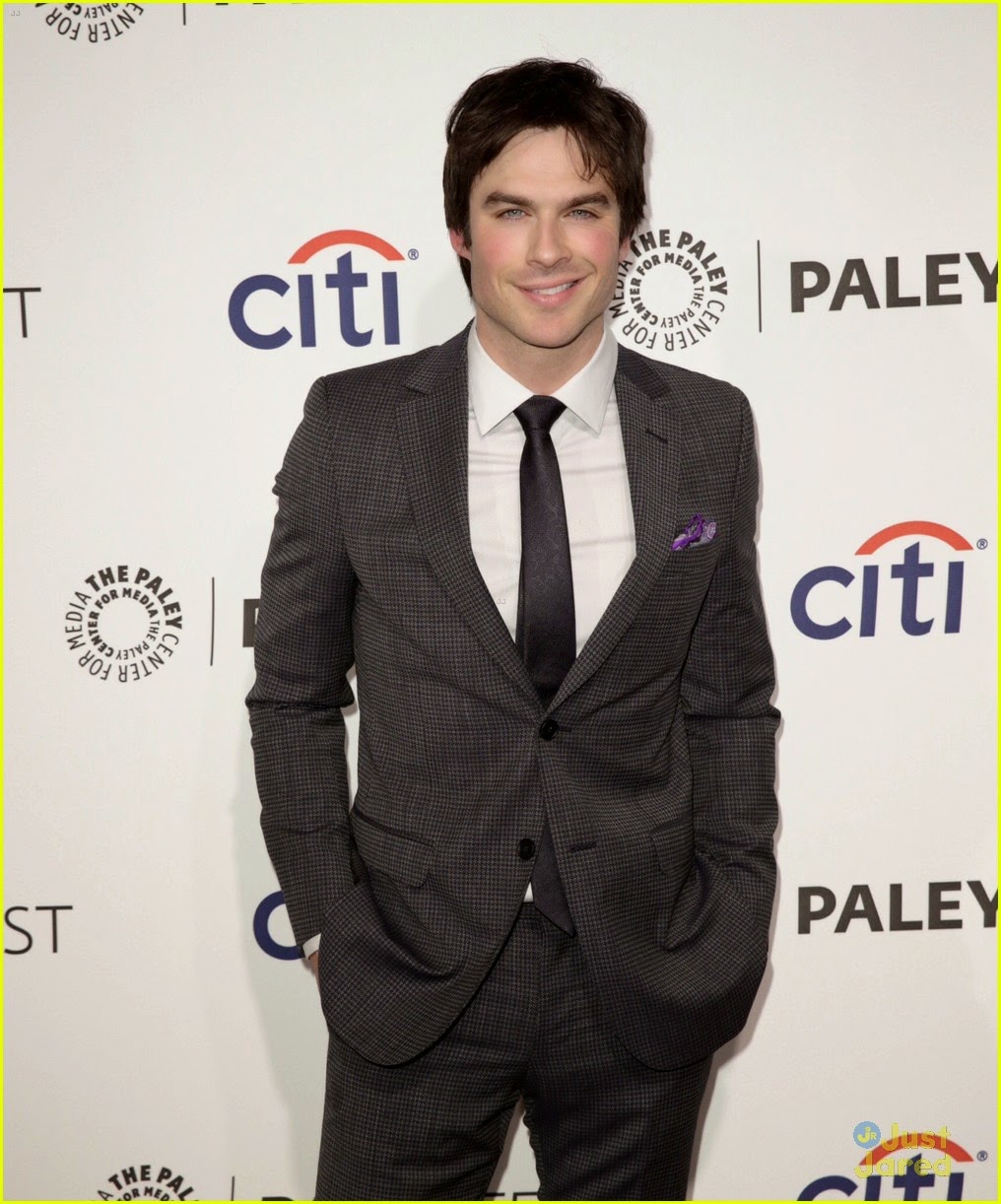Celeb Diary Ian Somerhalder on the carpet during The Vampire Diaries