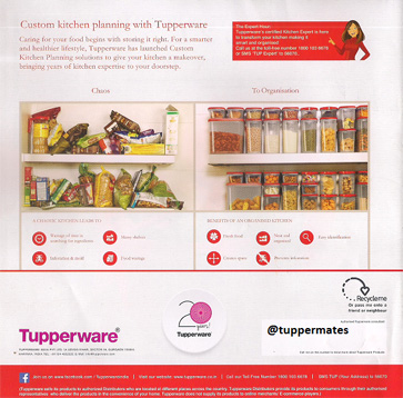 about tupperware in india