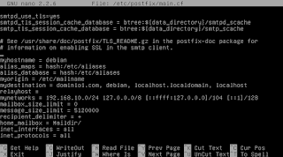 Configuración de Postfix en Debian