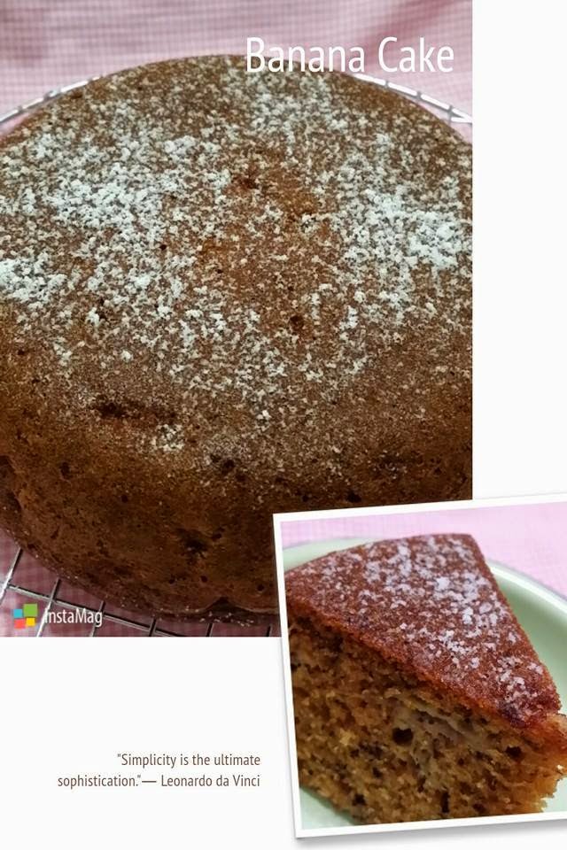 Rice Cooker Banana Cake by Pauline Tan