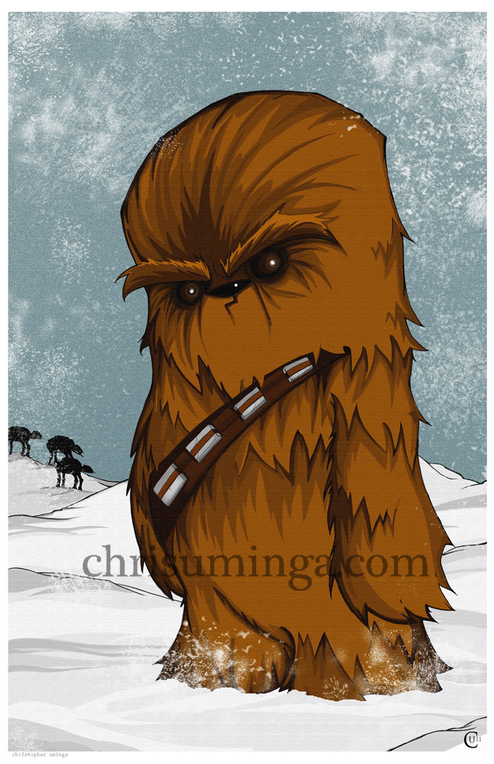 Chewbacca Illustrations de star wars, Amour star wars