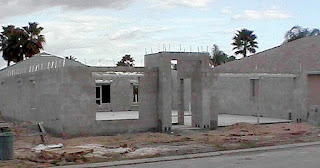 Concrete block home