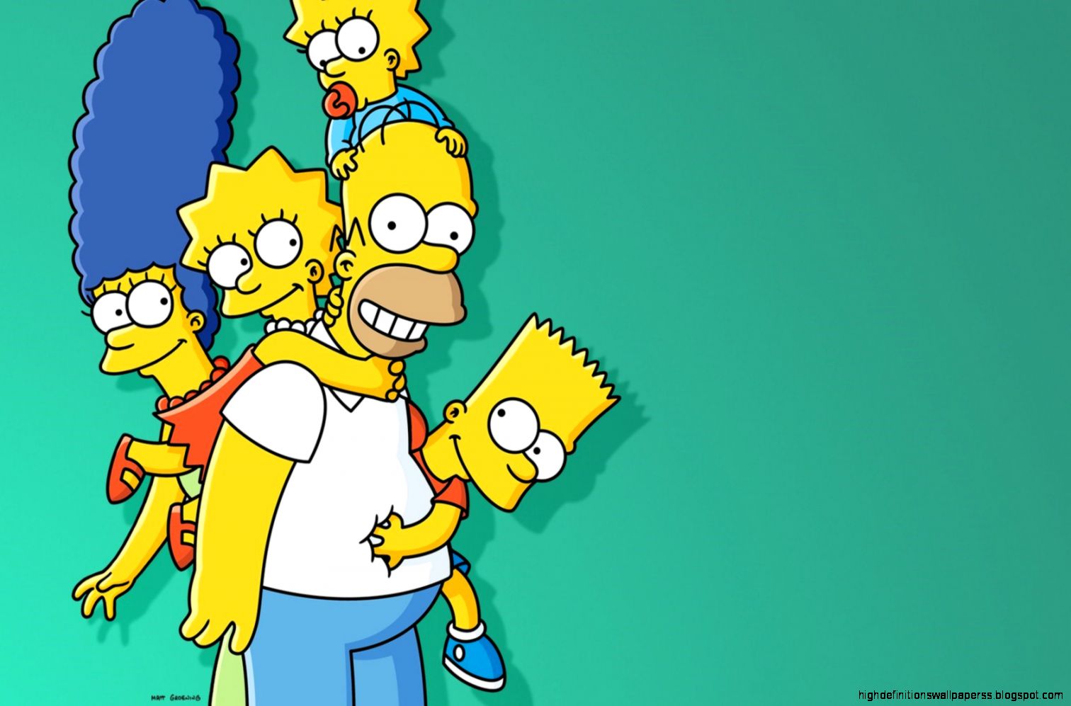 The Simpsons Family Animated Cartoon Picture Desktop The Simpsons Family Animated Cartoon Picture Desktop