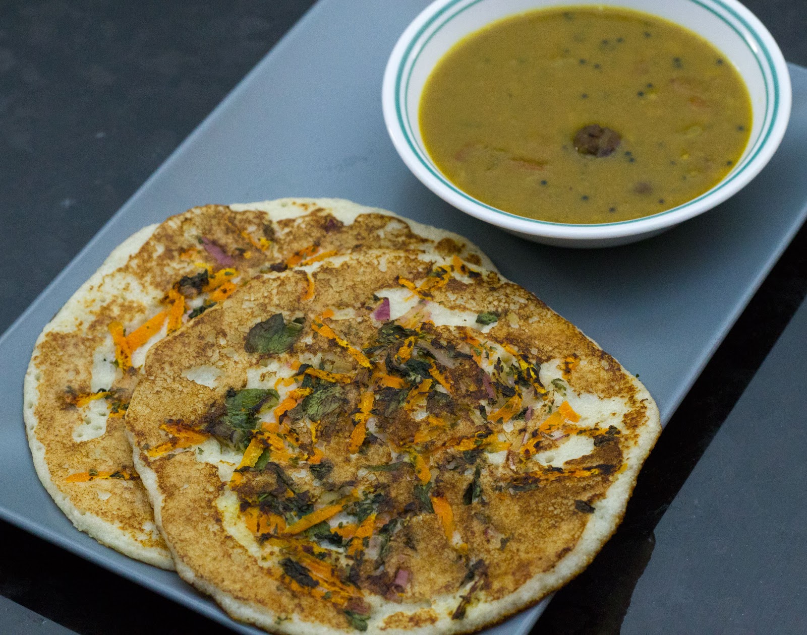 fabulous fridays Uttapam with Coconut Chutney