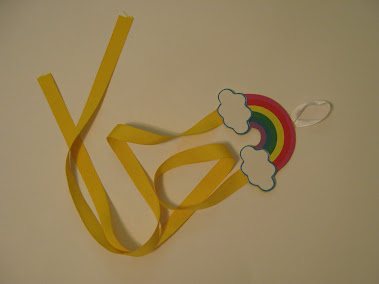 Rainbow Bow Hanger $2.00