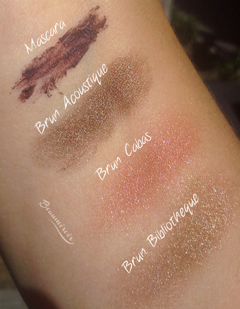 Lancome Hypnose Dazzling Eyeshadows: swatches of all shades from Fall 2015 collection