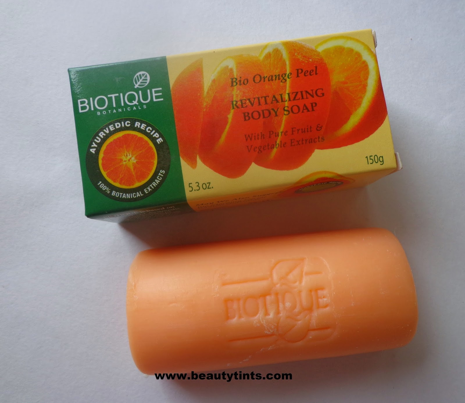 Sriz Beauty Blog Biotique Bio Orange Peel Revitalizing Body Soap Review