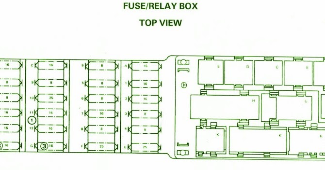 Fuse Box Diagram Mercedes W124 ETM 1986-1992 ~ Mercedes ... october 2012 mercedes fuse box diagram 