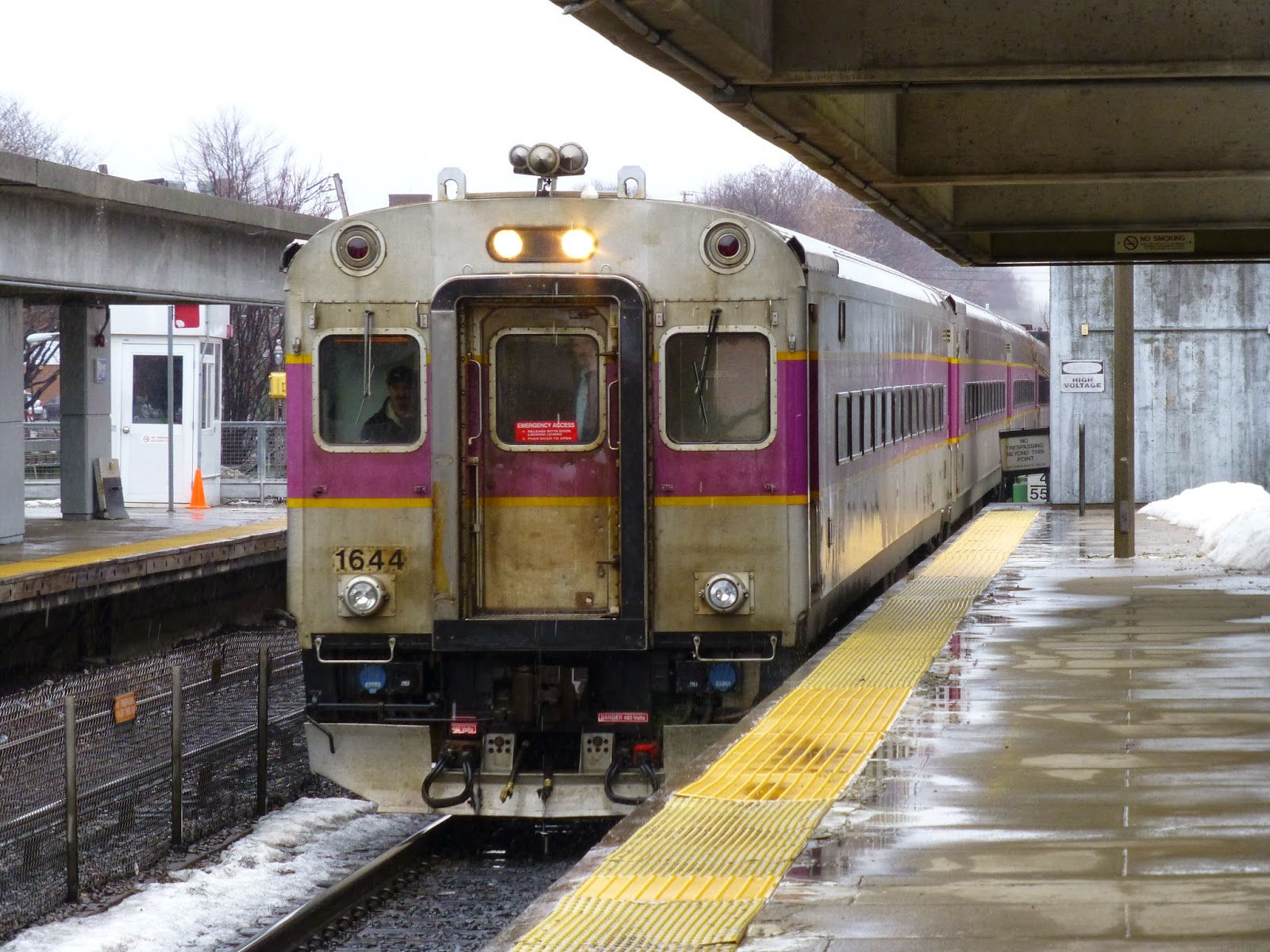 Miles on the MBTA Malden Center