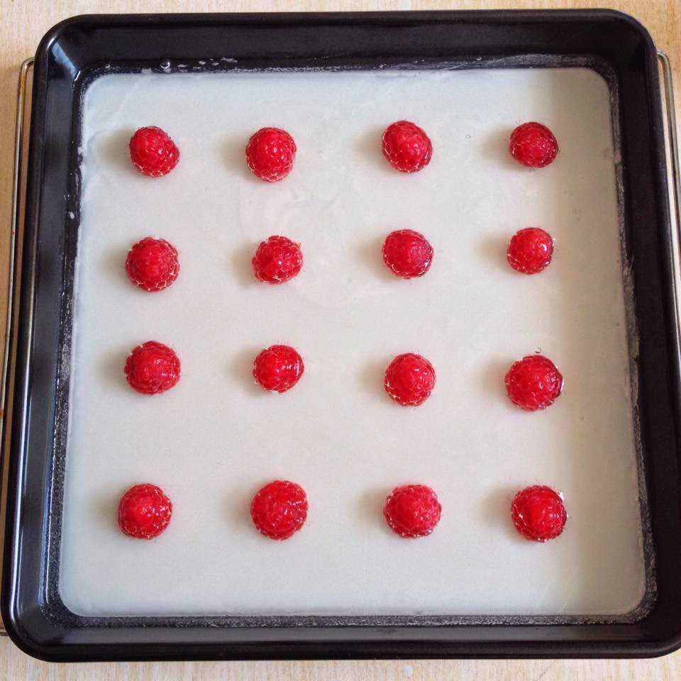 Mandy's baking journey Coconut Agar Agar with Raspberry