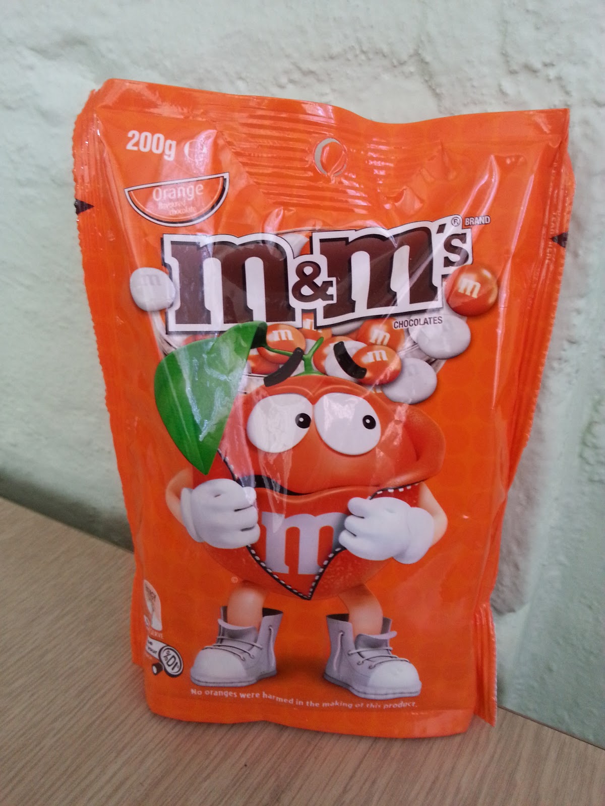 Junk Food Journal M&Ms Orange