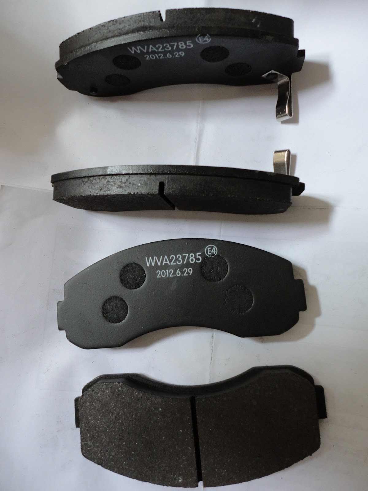 OEM car brake pads W.V.A.23785 mande and designed by yadong vehicle