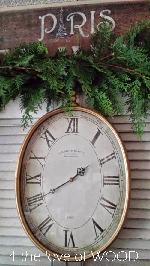 4 the love of wood CHRISTMAS DECOR 2014 decorating around the tv