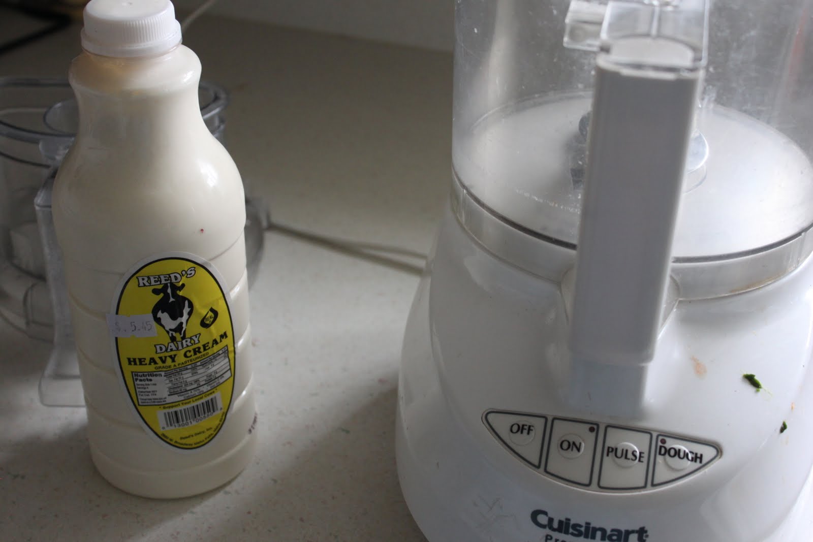 Naturally Simple Homemade Butter in the Food Processor
