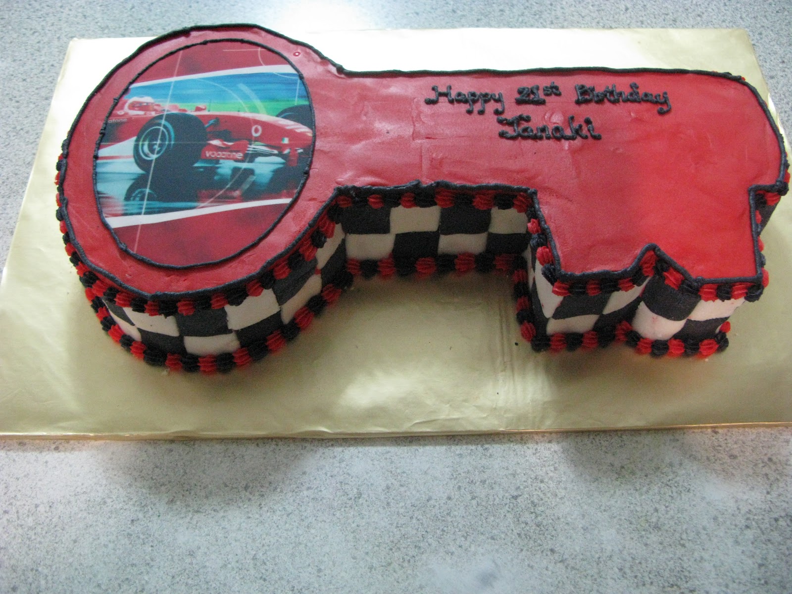 Key Shaped Cake