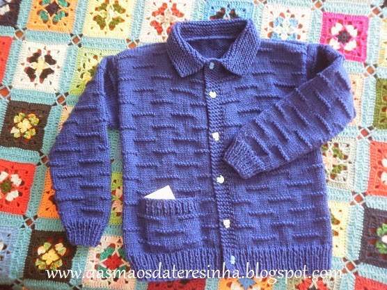 casaquinho de trico para menino