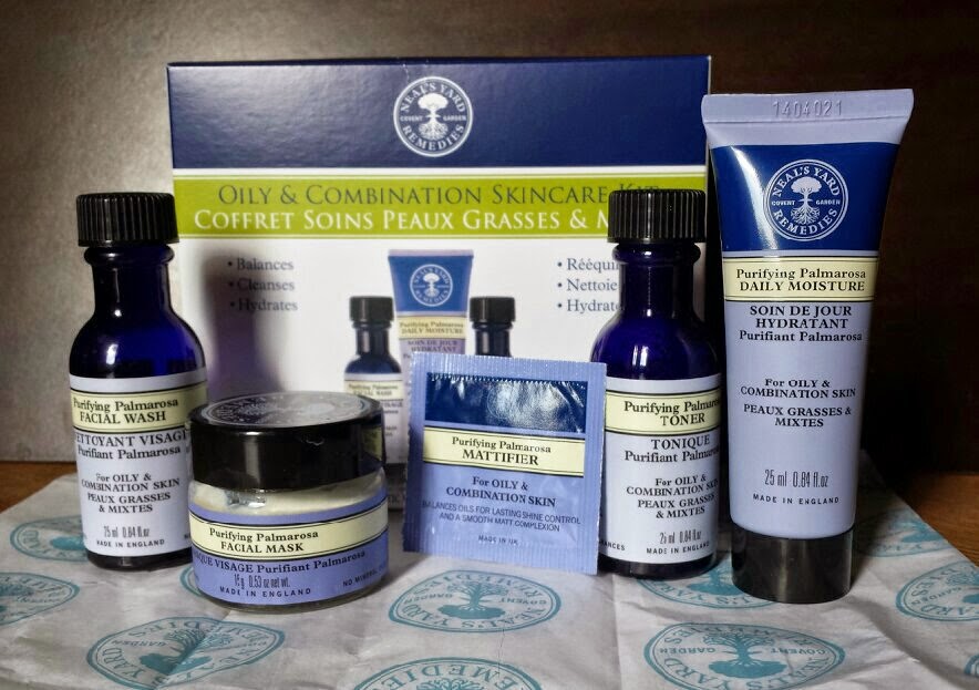Beautifinous. Neal's Yard Remedies Oily & Combination Skincare Kit/Purifying Palmarosa range review