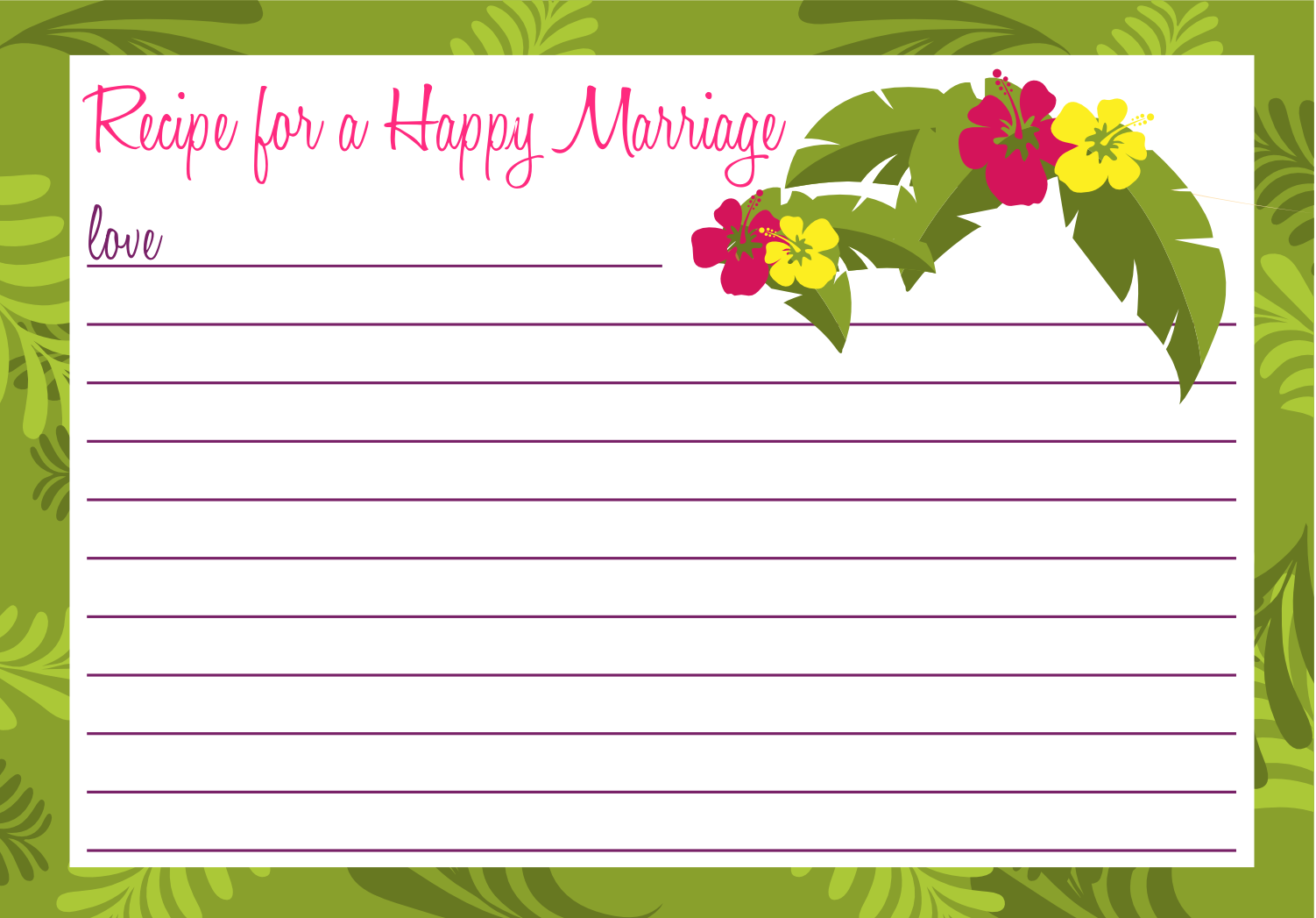 3 x 5 recipe cards