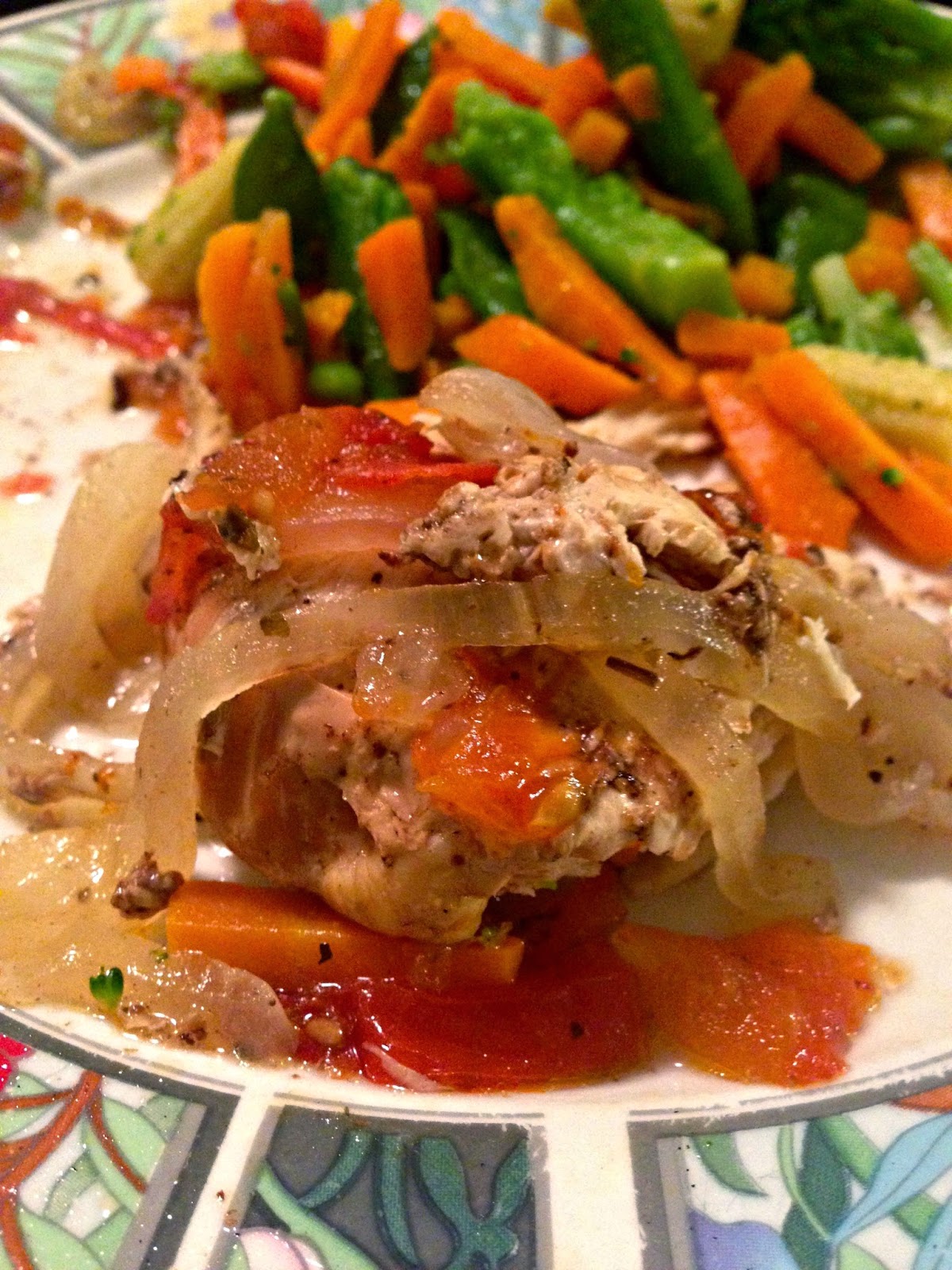 4 Ingredient Crockpot Balsamic Vinaigrette Chicken + House Updates