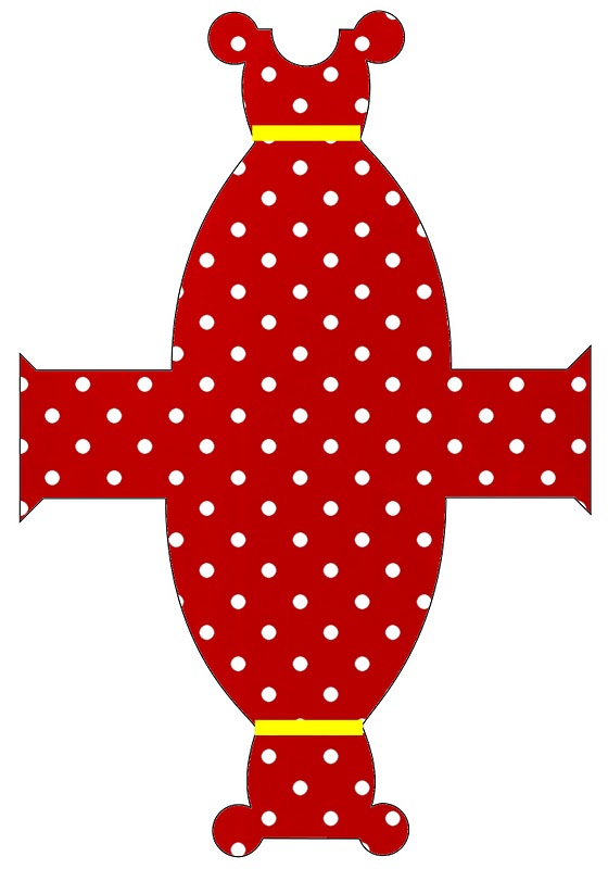 Cajas para imprimir gratis de Minnie Mouse, en rojo. | Ideas y Cajas para imprimir gratis de Minnie Mouse, en rojo. | Ideas y