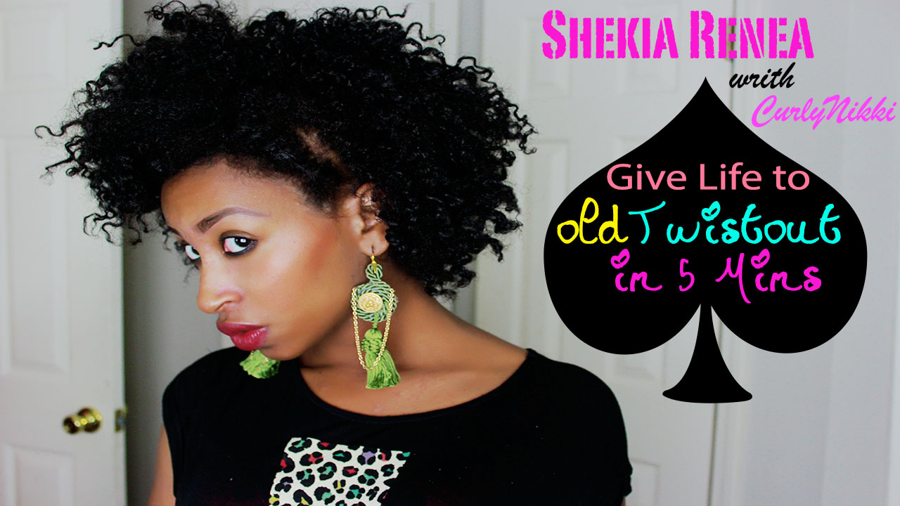 Refresh Your Old Twist Out In 5 Minutes Curlynikki Natural