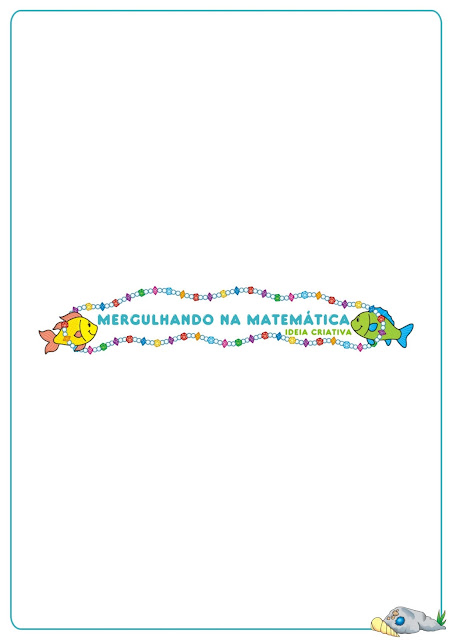 Caderno de Atividades Matemática Projeto no Fundo do Mar grátis para imprimir