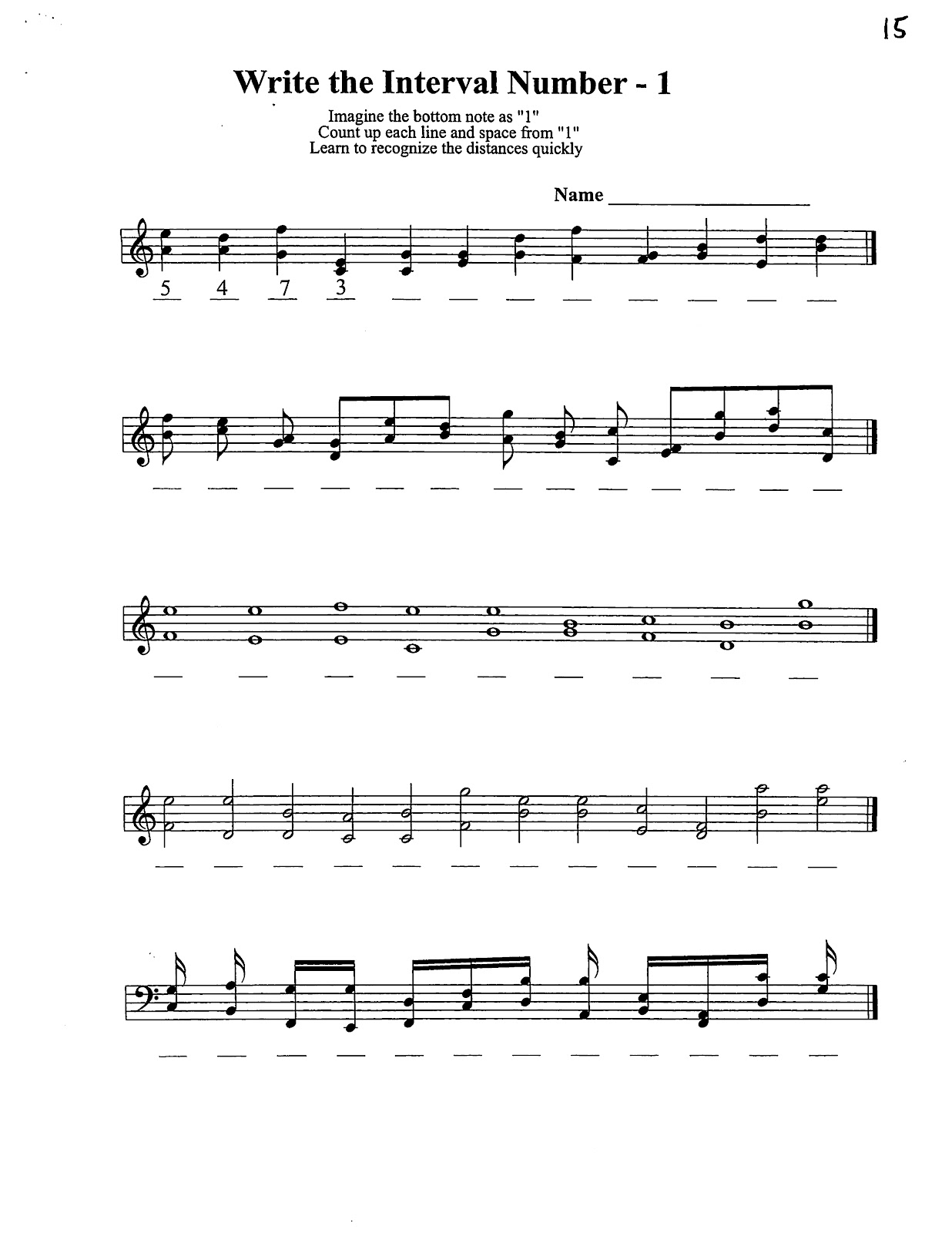 Miss Jacobson's Music: THEORY #9: GENERIC INTERVALS