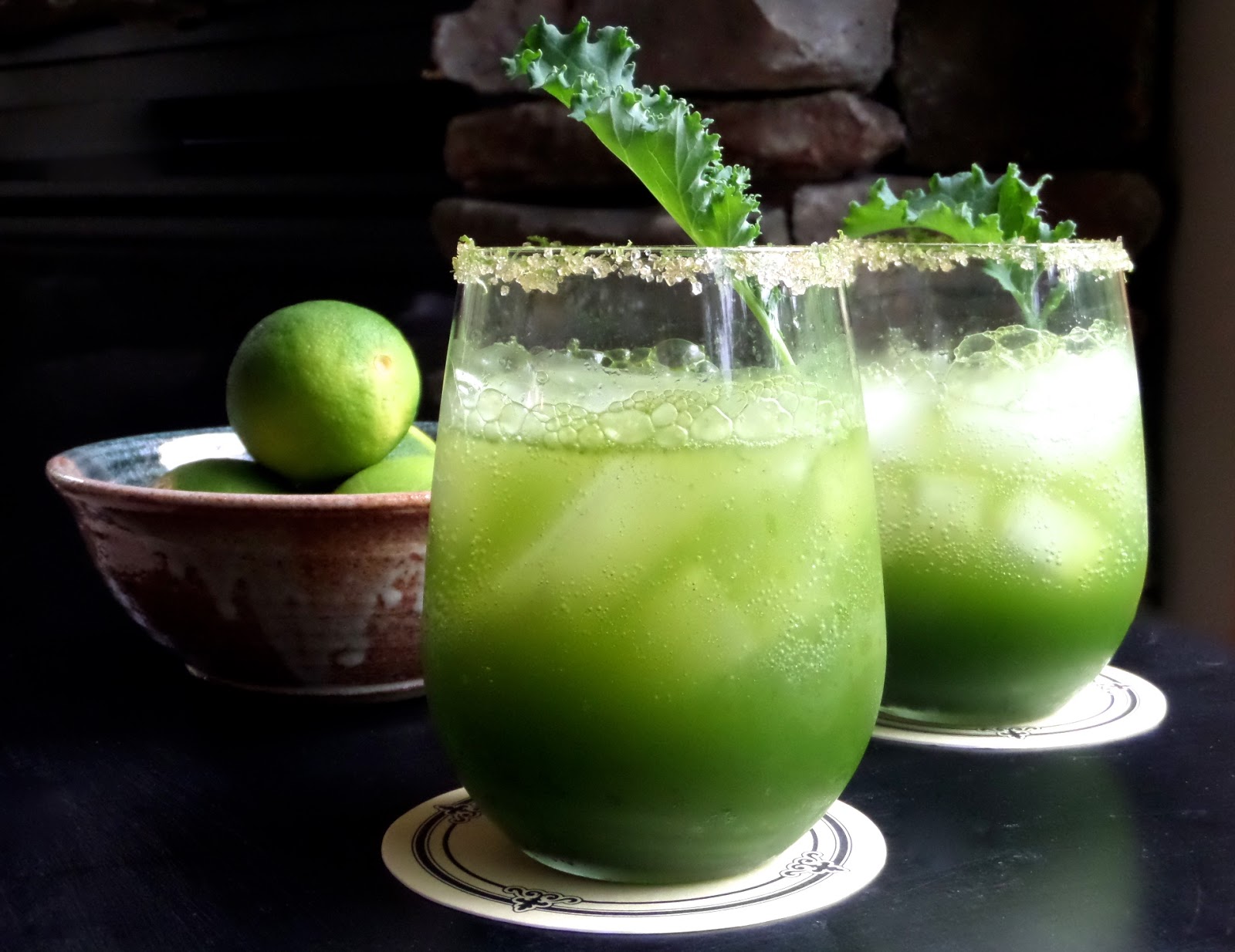Becki Melvie Spicy Kale Rum Punch