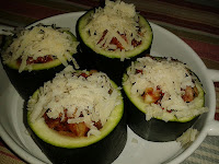 Calabacines rellenos listos para hornear calabacines rellenos listos para hornear