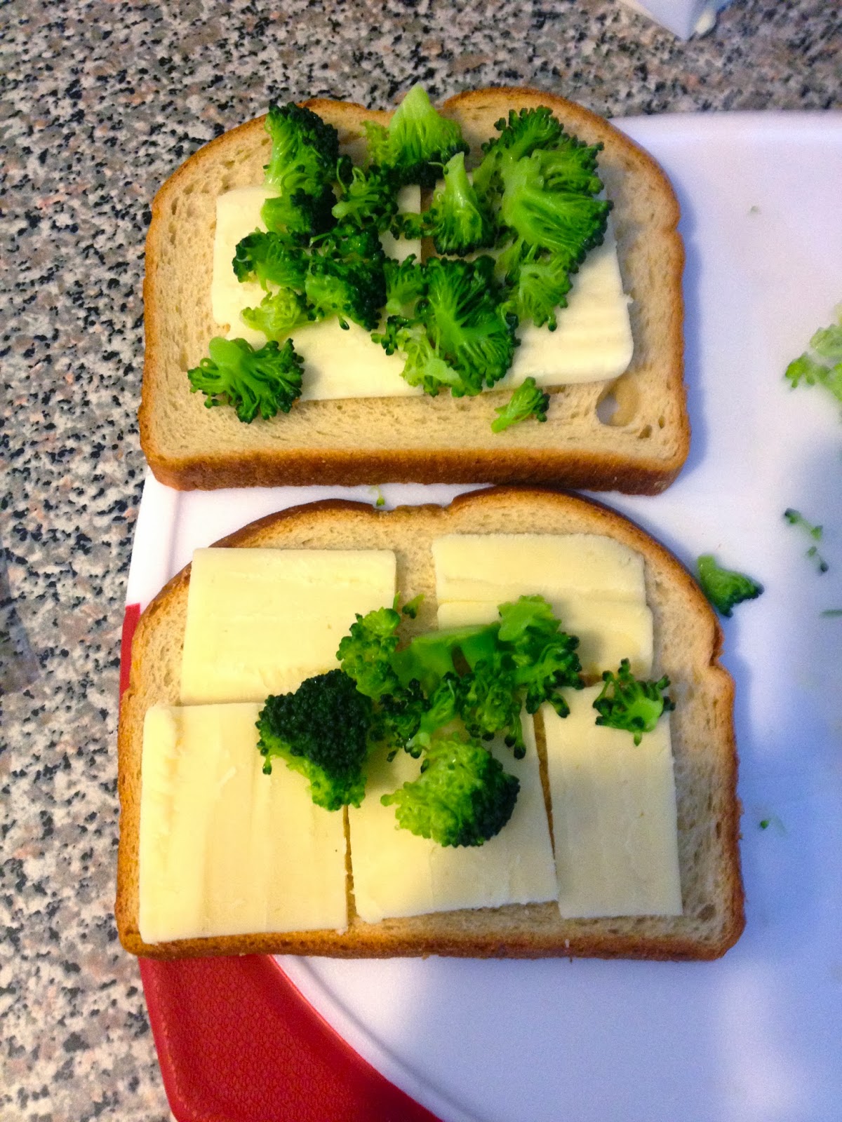 Kiss My Apron Broccoli Grilled Cheese