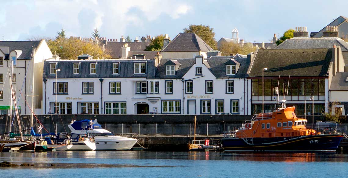 Ultima Thule Stornoway,Hebrides' colourful little capital and a