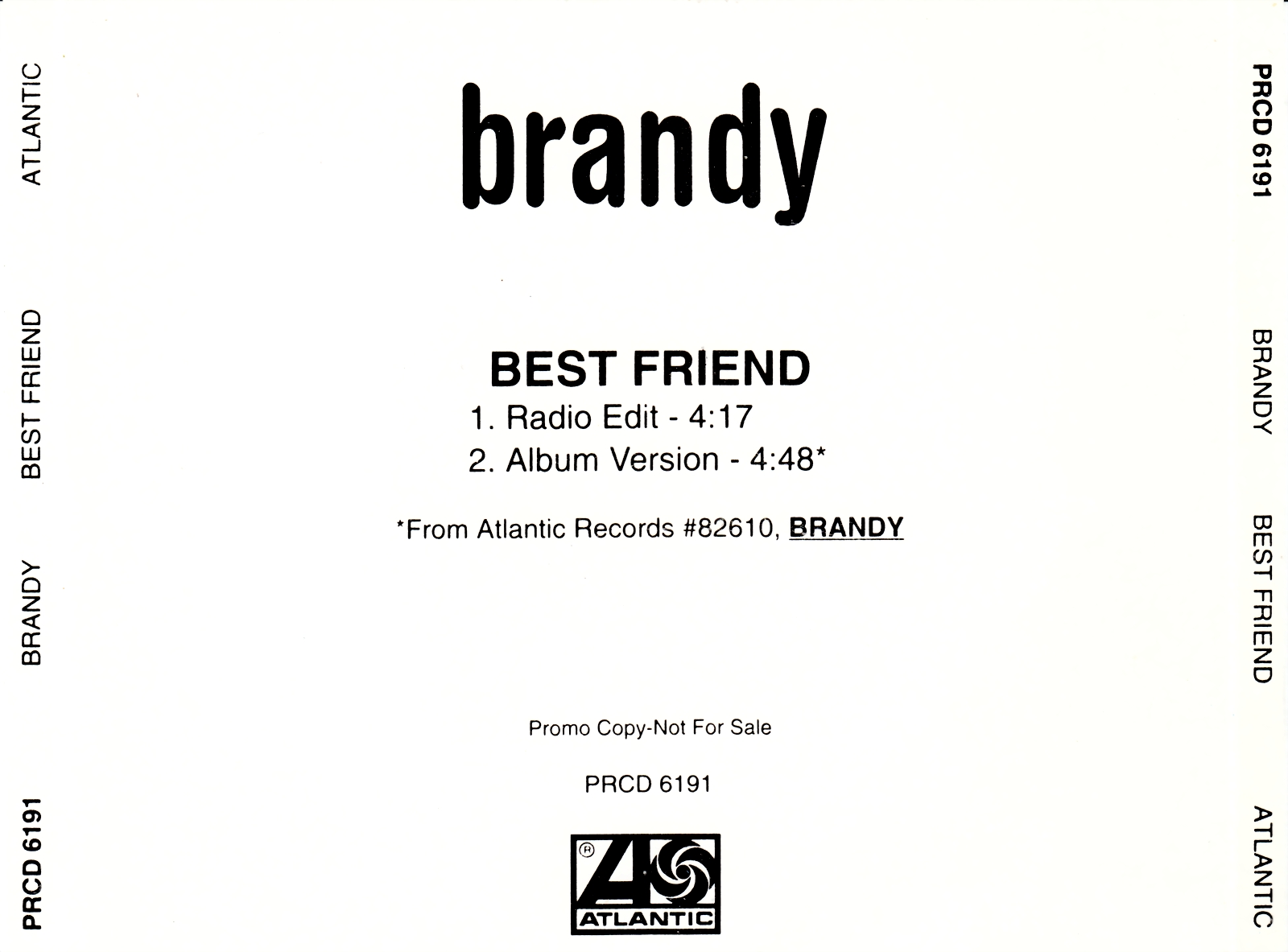 highest level of music Brandy Best Friend(CDS_Promo)1995
