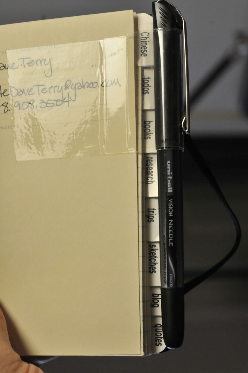 365 Journal Entries Moleskine Pen Holder Hack