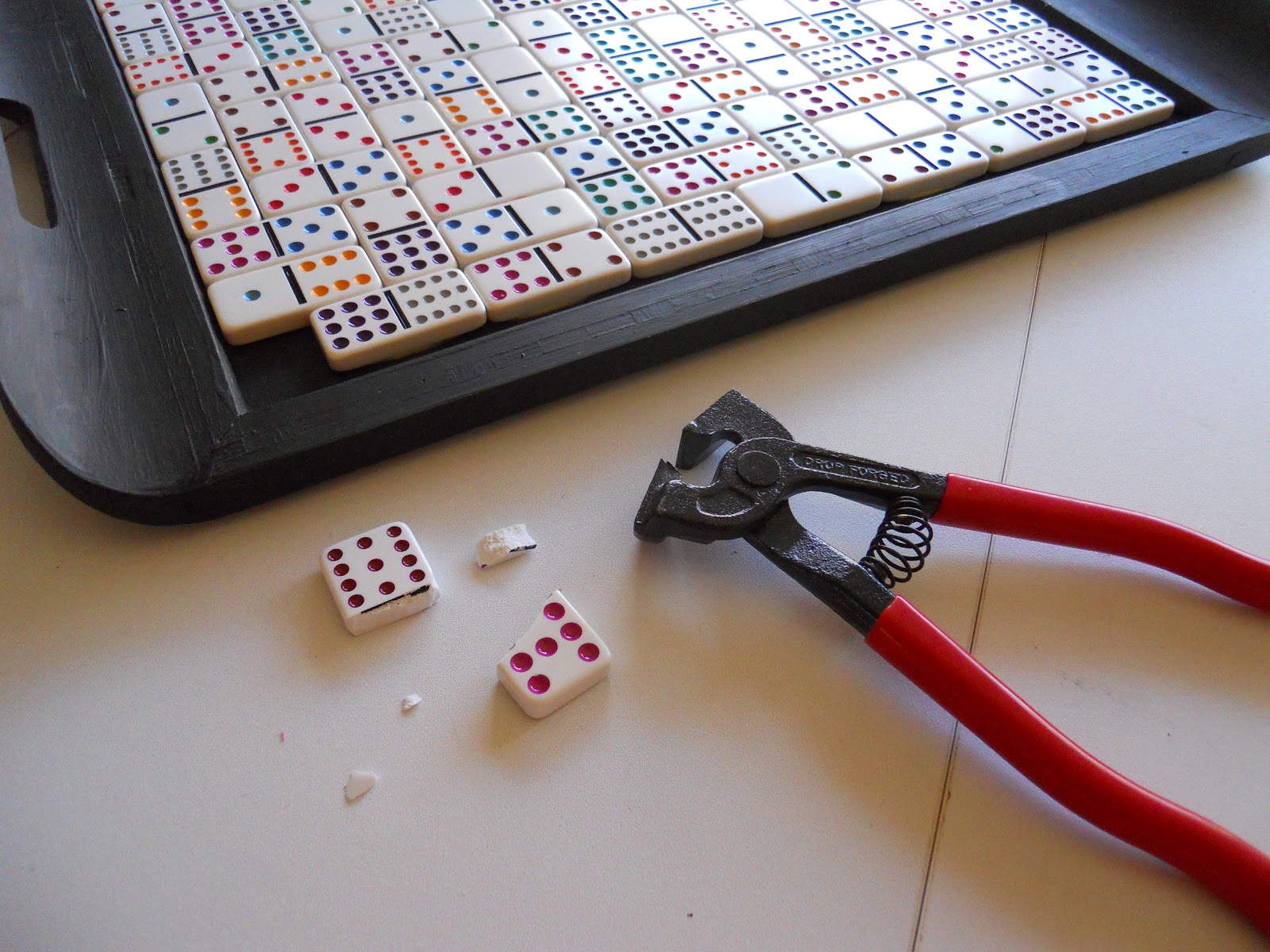 Corner Window Crafts Domino Tray