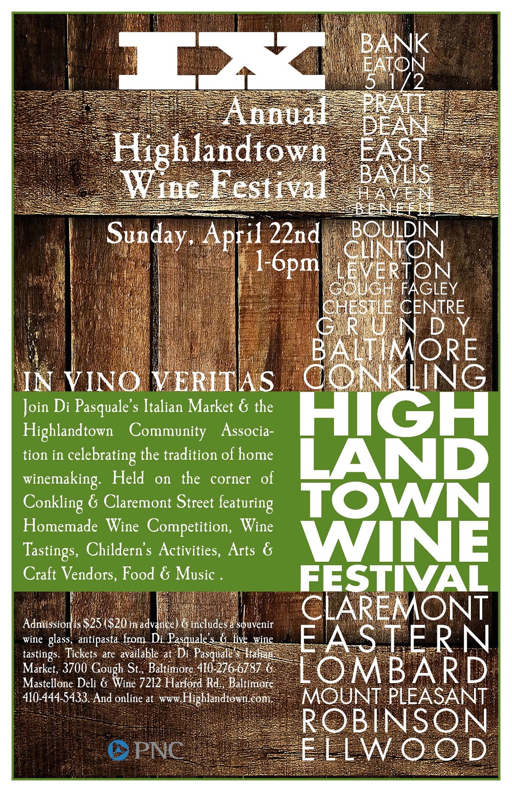 Highlandtown Wine Festival