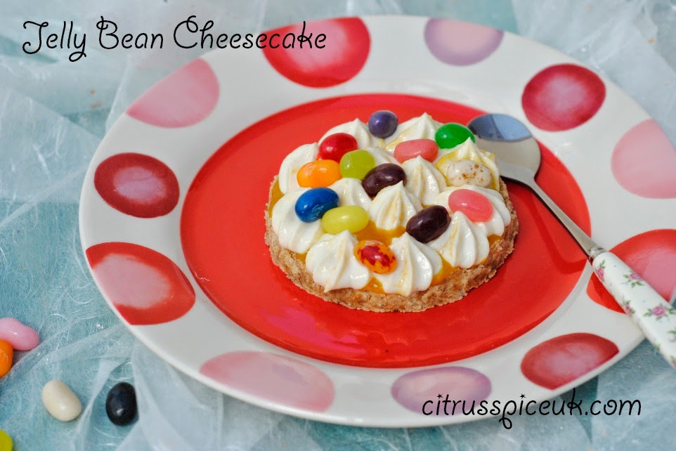 Jelly Bean Mini Cheesecakes for National Jelly Bean day 22nd April
