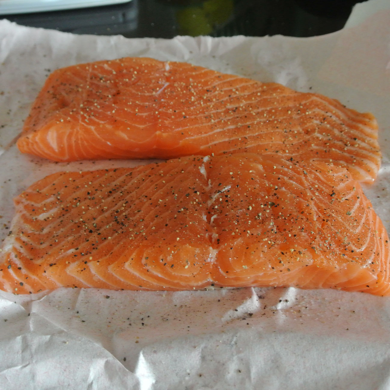 Mom, What's For Dinner? Seared Salmon with MustardCaper Butter